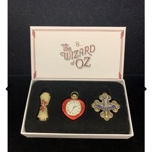 NIB WIZARD OF OZ 75th Anniversary Pin Brooch Set of 3